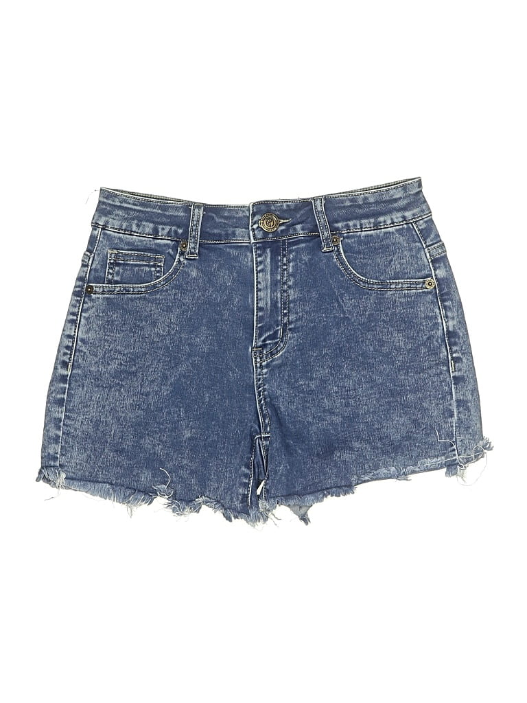 Pre-owned Born Primitive Denim Shorts In Blue