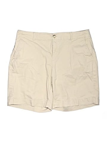 Ann Taylor LOFT Khaki Shorts (view 1)