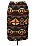 Bobeau Print Black Casual Skirt Size M - photo 2
