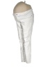 Old Navy - Maternity Metallic Silver White Jeans Size 8 - photo 1
