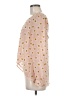 Miss Daisy 100% Polyester Polka Dots Pink Long Sleeve Blouse Size M - photo 5