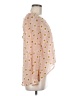Miss Daisy 100% Polyester Polka Dots Pink Long Sleeve Blouse Size M - photo 4