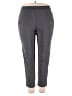 Alfred Dunner Solid Gray Casual Pants Size 18 - photo 1