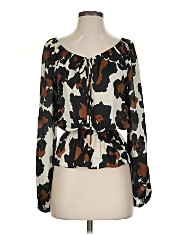 MICHAEL Michael Kors Long Sleeve Blouse (view 1)