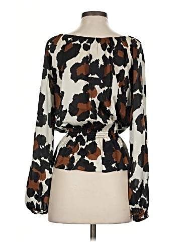 MICHAEL Michael Kors Long Sleeve Blouse (view 2)