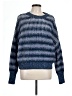 Banana Republic 100% Cotton Stripes Blue Pullover Sweater Size L - photo 1
