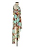 Forever 21 100% Polyester Floral Teal Cocktail Dress Size S - photo 4