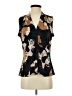Calvin Klein Black Short Sleeve Blouse Size S - photo 1