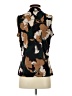 Calvin Klein Black Short Sleeve Blouse Size S - photo 2