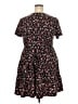 Unbranded Floral Black Casual Dress Size XXL - photo 2