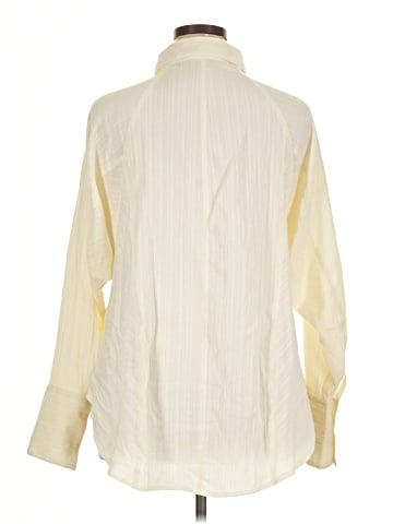 Topshop Long Sleeve Button-Down Shirt (view 2)