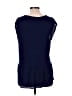 Ann Taylor LOFT Outlet 100% Polyester Blue Sleeveless Blouse Size L - photo 2