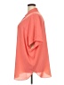 Sejour 100% Polyester Solid Orange Short Sleeve Blouse Size 2X - photo 5