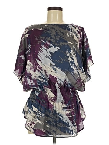 CALVIN KLEIN JEANS Short Sleeve Blouse (view 1)