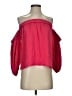 Milly Red Pink 3/4 Sleeve Silk Top Size S - photo 1