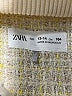 Zara Checkered-gingham Yellow Dress Size 13 - 14 - photo 3