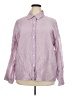 DAZY Solid Purple Long Sleeve Button-Down Shirt Size XXL - photo 1