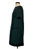 Ann Taylor LOFT Solid Teal Casual Dress Size 2 - photo 5