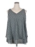 Lane Bryant 100% Polyester Gray Sleeveless Blouse Size 18 - photo 1