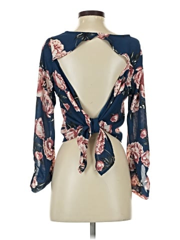 Charlotte Russe Long Sleeve Blouse (view 2)