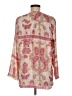 Violet & Claire 100% Polyester Paisley Pink Long Sleeve Blouse Size M - photo 2