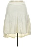 Devlin Solid Ivory Casual Skirt Size M - photo 1