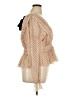 Ann Taylor LOFT 100% Polyester Tan Long Sleeve Blouse Size 14 - photo 4