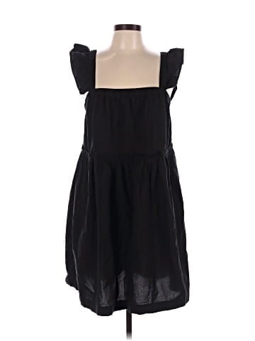 Madewell Flutter-Sleeve Square-Neck Mini Dress (view 1)
