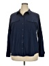 Eddie Bauer Blue Long Sleeve Button-Down Shirt Size XXL - photo 1