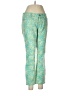 Ann Taylor Paisley Green Casual Pants Size 4 - photo 1