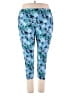 Intro Print Blue Active Pants Size 3X - photo 1
