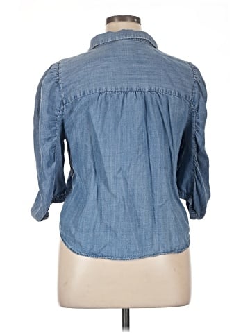 Splendid 3/4 Sleeve Button-Down Shirt (view 2)