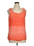 Christopher & Banks Orange Sleeveless Blouse Size XL (estimated) - photo 1