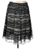 Kay Unger 100% Silk Paisley Silver Silk Skirt Size 12 - photo 1