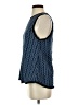 Anthropologie Blue Sleeveless Blouse Size S - photo 5