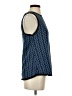 Anthropologie Blue Sleeveless Blouse Size S - photo 4