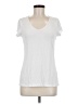 Tahari White Short Sleeve Top Size M - photo 1