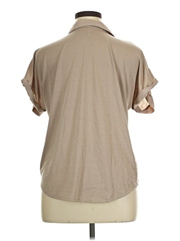 NY Collection Short Sleeve Blouse (view 2)