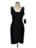 Essentials by ABS Black Cocktail Dress Size 14 - photo 1