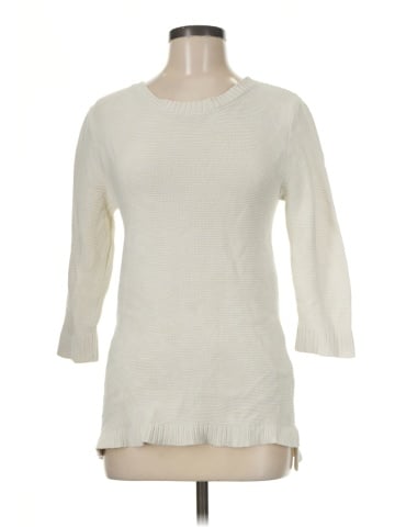Brass Silk Pullover Sweater (view 1)
