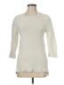 Brass Ivory Silk Pullover Sweater Size M - photo 1