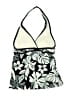 Lands' End Floral Green Swimsuit Top Size 4 - photo 2
