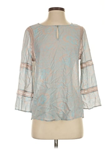 Ecru 3/4 Sleeve Blouse (view 1)