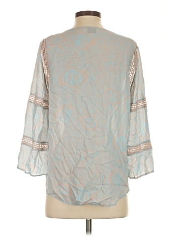 Ecru 3/4 Sleeve Blouse (view 2)