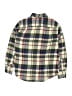 Crewcuts 100% Cotton Plaid Green Long Sleeve Button-Down Shirt Size 12 - photo 2