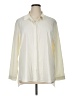 ADAY Color Block Ivory Long Sleeve Button-Down Shirt Size XL - photo 1