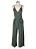 Kaileigh Stripes Green Jumpsuit Size S - photo 1