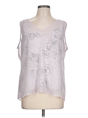 White House Black Market Sleeveless T-Shirt (view 1)