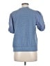 Pale Sky Blue Short Sleeve Blouse Size M - photo 2