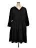 Lane Bryant Animal Print Black Casual Dress Size 24 - photo 1